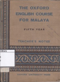 The Oxford English Course for Malaya: Fifth Year