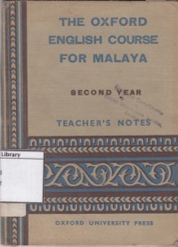 The Oxford English Course for Malaya