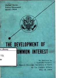The development of our common interest