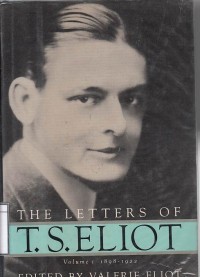 The letters of T.S. Eliot