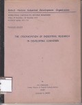 The organization of industrial research in developing countries
