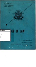 The rule of law