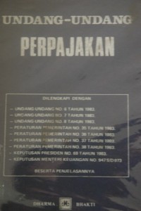 Undang-Undang Perpajakan