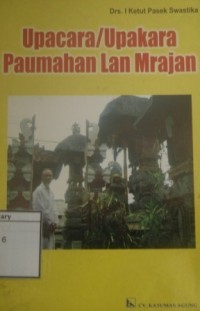 Upacara/Upakara Paumahan Lan Mrajan