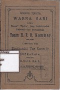 Warna sari atau roepa-roepa jang indah-indah