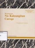 Wawacan Nu Kaleungitan Caroge
