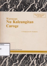 Wawacan Nu Kaleungitan Caroge