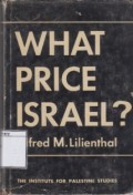What Price Israel?