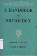 A Handbook of Sociology
