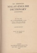 An Abridged Malay-English Dictionary (Romanised)