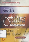 Analisis Fatwa Keagamaan dalam Fikih Islam