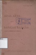 Azas-Azas Ilmu Bangsa-Bangsa (Azas2 Antropologi Budaja): Untuk SMA
