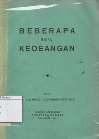 Beberapa Soal Keoeangan