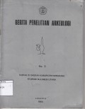 Berita penelitian arkeologi no. 3: Survai daerah kabupaten minahasa Provinsi SulUt