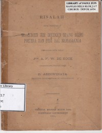 Berkeboen Teh Dikeboen Orang Boemi Poetera dan Per Hal Memasaknja