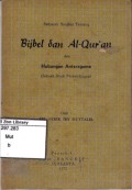 Bijbel dan Al-Qur'an : dan Hubungan Antaragama (Sebuah Studi Perbandingan)