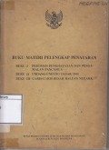 Buku Materi perlengkap penataran