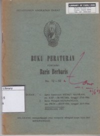 Buku Peraturan tentang Baris Berbaris No. 72-02