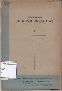 Bunga Rampai: Sosialisme Kerakjatan