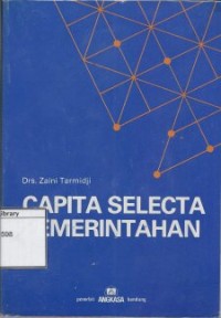 Capita Selecta Pemerintahan