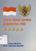 Catatan Sekitar Gerakan 30 September 1965