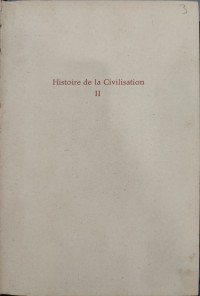 Histoire de la Civilisation (Sejarah Peradaban)