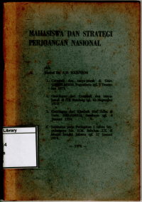 Mahasiswa dan Strategi Perjoangan Nasional