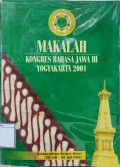 Makalah Kongres Bahasa Jawa III Yogyakarta 2001