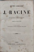Oeuvres Complètes de J. Racine (Karya Lengkap J. Racine)