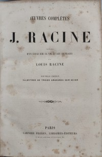 Oeuvres Complètes de J. Racine (Karya Lengkap J. Racine)
