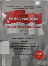 Panca Pedoman Bernegara, Berbangsa, Bermasyarakat