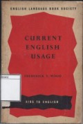 Current English Usage: A Concise Dictionary
