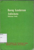 Daeng Kanduruan Ardiwinata Sastrawan Sunda