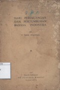 Dari Perdjuangan dan Pertumbuhan Bahasa Indonesia