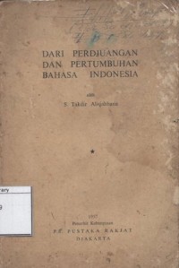 Dari Perdjuangan dan Pertumbuhan Bahasa Indonesia