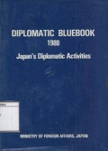 Diplomatic Bluebook 1988: Japan's diplomatics activities