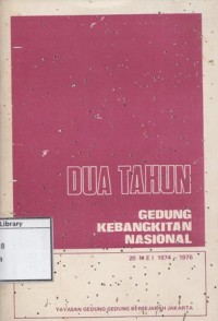 Dua Tahun Gedung Kebangkitan Nasional