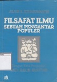 Image of Filsafat Ilmu: Sebuah Pengantar Populer