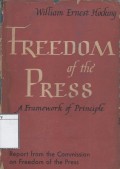 Freedom of the Press: A Framework of Principle