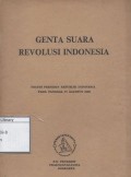 Genta Suara Revolusi Indonesia: Pidato Presiden Republik Indonesia pada Tanggal 17 Agustus 1963