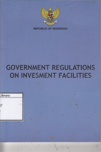Government Regulations On Investment Facilities