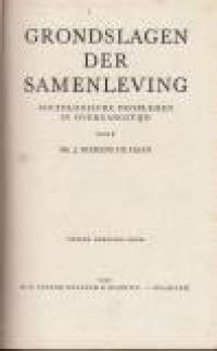 Grondslagen der Samenleving: Sociologische Problemen in Overgangstijd