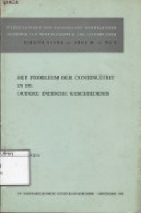 Het Probleem der Continuiteit in de Oudere Indische Geschiedenis