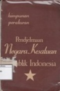 Himpunan Peraturan Pendjelmaan Negara Kesatuan Republik Indonesia