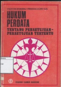 Hukum Perdata Tentang Persetudjuan-Persetudjuan Tertentu