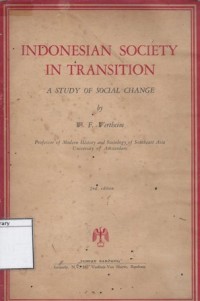 Indonesian Society in Transition: a Study of Social Change