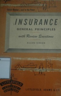 Insurance: General Principles