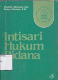 Intisari Hukum Pidana