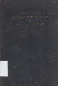 Introduction to Anglo-American Law