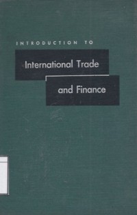 Introduction to International Trade and Finance